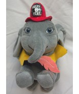 Walt Disney DUMBO FIRE FIGHTER ELEPHANT W/ FEATHER 7&quot; Plush STUFFED ANIM... - $22.25 CAD