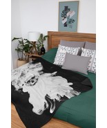 Skull Blanket, Gothic Blanket, Soft Plush Blanket, Unique Blanket, Free ... - £39.08 GBP+