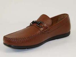 Men's Driving Shoes GENIO Turkey Casual Dress Genuine Leather 120741706 Cognac image 3