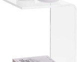 Acrylic Sofa Side Table - C Shaped Side Table 66 X 30 X 30 Cm (26&quot; X 11.... - £174.63 GBP