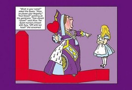 Alice in Wonderland: The Queen of Hearts by John Tenniel - Art Print - £17.63 GBP+