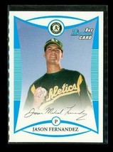 2008 Topps 1ST Bowman Baseball Trading Card BP73 Jason Fernandez Oakland A&#39;s - £3.78 GBP