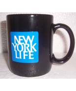 &quot; New York Life &quot; Black Souvenir Ceramic Mug - £17.62 GBP