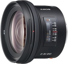 Sony Sal-20F28 20Mm F/2.8 Wide Angle Lens For Sony Alpha Digital Slr Camera - £183.61 GBP