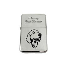 Lighter I Love My Golden Retriever Chrome - £15.41 GBP