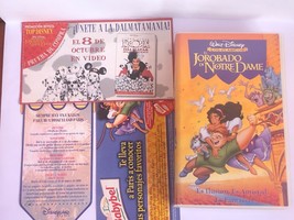 El Jorobado De NotreDame Walt Disney/Vhs/Pal\Español - £10.16 GBP