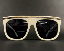 Stella McCartney Sunglasses SC0043S 004 Ivory Chain Frames with Gray Lenses - $158.39