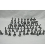 Set Of (60) 1993 Risk Gray Board Game Player Pieces - $9.89