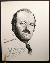 WILLIAM CONRAD:VOICE OF (THE FUGITIVE) ORIG,HAND SIGN AUTOGRAPH PHOTO - $3,690.52 MXN