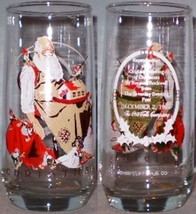 Coca~Cola Glass Christmas 1922 - $8.00