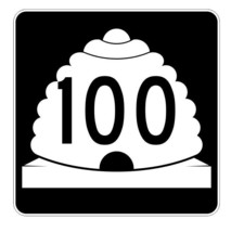 Utah State Highway 100 Sticker Decal R5427 Highway Route Sign - £1.15 GBP+
