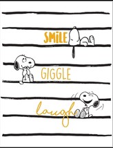 Peanuts Snoopy Smile Classic Comic Strip Charlie Brown Wall Decor Metal Sign - £17.12 GBP