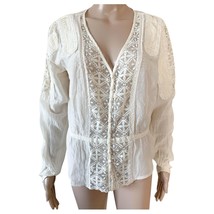 Bruuns Bazaar white vintage lace blouse - $35.00