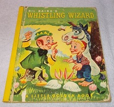Vintage Little Golden Book Bil Baird&#39;s Whistling Wizard  A Printing - £9.38 GBP