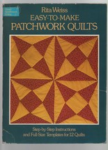 Easy-to-Make Patchwork Quilts - Rita Weiss - SC - 1978 - Dover Needlework Series - £1.54 GBP