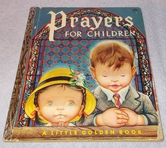 Vintage Little Golden Book Prayers for Children #205  Eloise Wilkin - £4.79 GBP