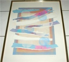 Original & Signed 1988 Embossed Serigraph By Slade - $484.14