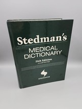 Stedman&#39;s Medical Dictionary 25th Edition Illustrated Hardbound 1,784 Pages - £4.53 GBP