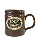 Deneen Pottery Mug Inn Valley Farms Walpole New Hampshire Brown Coffee H... - £14.03 GBP