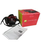 Nikon Coolpix L840 16 MP Digital Camera 38x Optical Zoom Red w/ Box - EX... - $148.45