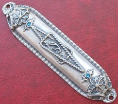 4&quot; Pewter Mezuzah Mezuza Case Star Of Magen David Made In Israel Free Shipping  - £15.38 GBP