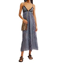 Free People forever time dress in BLUE/BLACK - $91.00