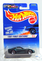 Hot Wheels Mattel &#39;97 Corvette First Editions #11 of 12 Collector&#39;s Model 1:64 - £4.11 GBP