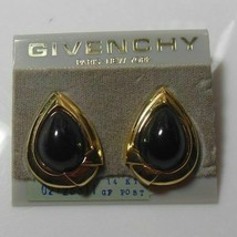 Givenchy Paris New York 14K GF Teardrop Post Earrings - $163.35