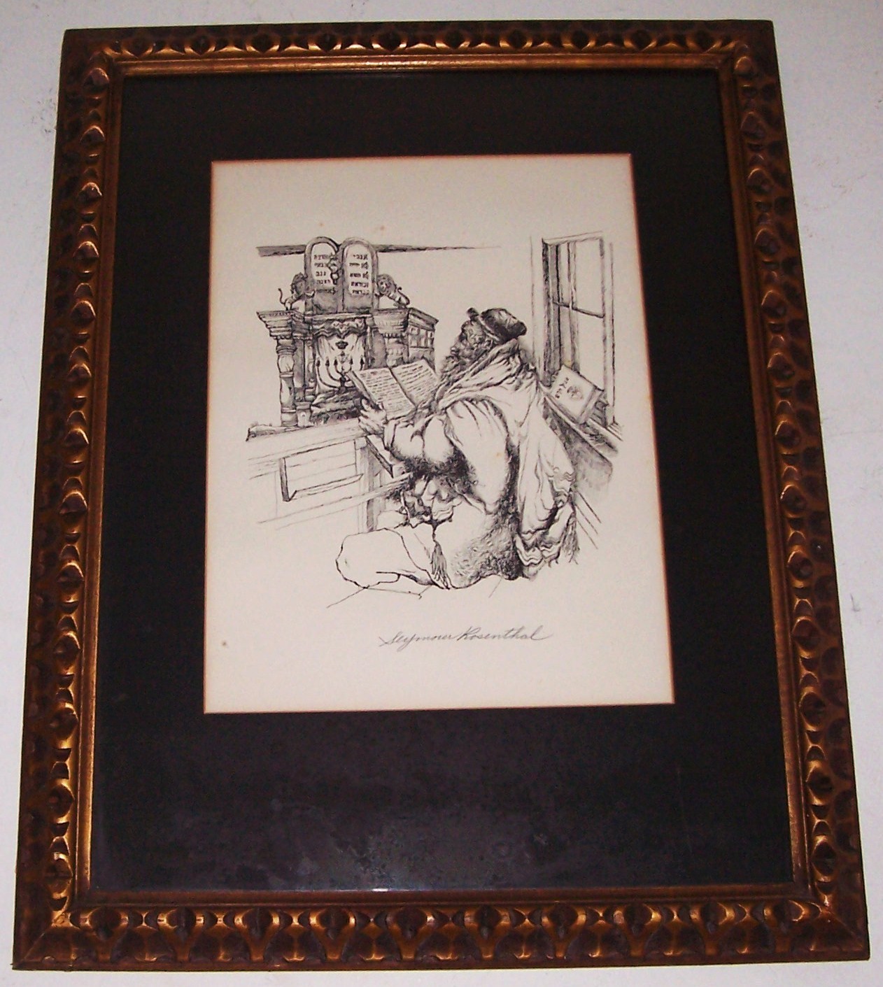 Original COA Hand Signed Seymour Rosenthal Rabbi &amp; the Torah Judaica Lit... - $866.50