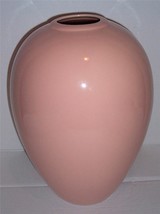 Original Haeger Pastel Pink Art Deco Pottery Extra Large Vase - $245.28