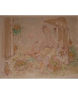 Original Hand Signed 15/300 &quot;Sunshine&quot; Mildred Barrett Lithograph Art Print - $770.05