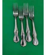 Set of 4 Waterford Stainless Steel BARON&#39;S COURT Dinner Forks - $177.70 CAD
