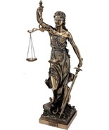 Greek Goddess Themis / Blind Lady Justice Cold Cast bronze statue 50cm/1... - £223.23 GBP