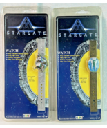 Two (2) Vintage Stargate Watches Flip Cover Super Rare Five Function Qua... - £19.84 GBP