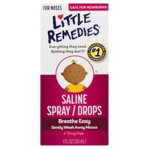 Little Remedies Saline Spray-Drops for Noses 1 Fl Oz - $6.92