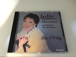 Julie Andrews HERE I&#39;LL STAY Broadway The Words of Alan Jay Lerner (1996, Philip - £1.01 GBP