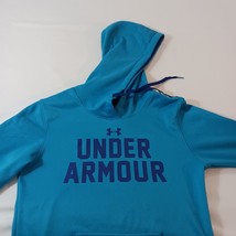 Under Armour Men's Blue Drawstring Hoodie Pullover Sweatshirt Size Small image 7