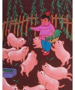 Original Signed Chinese Oriental Huxian JinShan Peasant Art Asian Painti... - $1,315.72 CAD