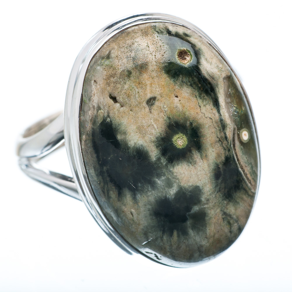 Primary image for Special Sale, Abstract Jasper Ring Size 8 or Q (UK) , One of a kind