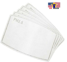 5PCS Mask Protect Activated Carbon 5 Layers Replaceable Anti Haze Filter PM 2.5 - £3.08 GBP