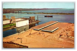 St Lawrence Seaway Duluth Superior Harbor Minnesota MN UNP Chrome Postcard S25 - £2.93 GBP