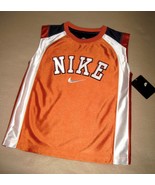 BOYS 5 - Nike - Orange BASKETBALL SPORTS JERSEY - $34.30 CAD