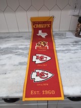 Kansas City Chiefs Dallas Texans Winning Streak Nfl Banner - £38.27 GBP