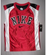 BOYS 6 - Nike - Red-White-Black BASKETBALL SPORTS JERSEY - $34.30 CAD