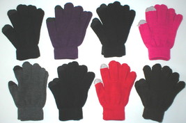 WHOLESALE LOT 12 WOMENS TOUCHSCREEN THUMB+INDEX FINGER GLOVES IPHONE TABLET - $24.74