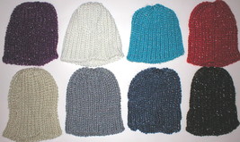WHOLESALE LOT OF 12 WOMENS CABLE KNIT HAT WARM WINTER SKI STRETCH COLORF... - $44.54