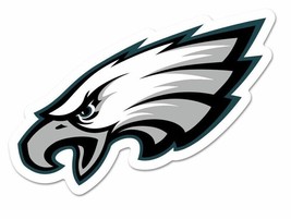 WinCraft NFL Philadelphia Eagles Logo on The GoGo Decals, Team Color, On... - £7.11 GBP