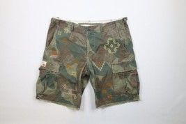 Vtg Ralph Lauren Denim Supply Men 34 Southwestern Indian Camouflage Cargo Shorts - £86.75 GBP