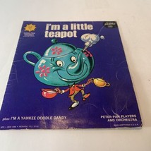 Vintage 1960&#39;s I&#39;m a Little Teapot Yankee Doodle Dandy 45 RPM Peter Pan Records - £6.38 GBP