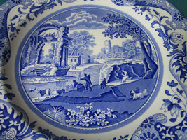 Spode Italian Pattern Blue Ware Collector Plate Sided 10&quot; {* Bluebx] - £50.60 GBP